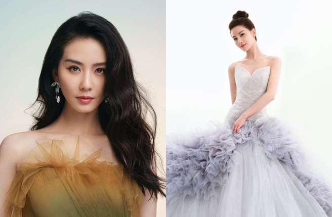 疑因修图太多，刘诗诗美照有点不像她本人。（图／翻摄自诗诗的小板报微博）