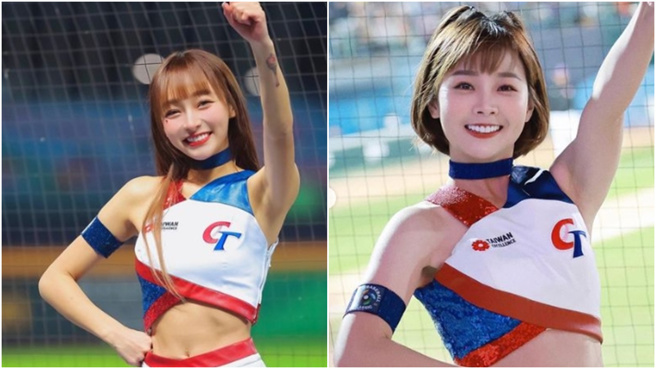 啦啦队队员林襄、篮篮是经典女孩的成员之一。(图／翻摄自林襄IG@ 95_mizuki、篮篮IG@ lan0716)