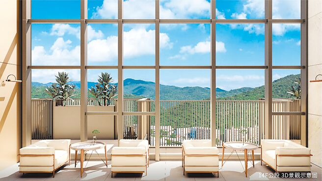 「築觀」位於中山北路第一排罕見660坪純住大基地，規劃50～65坪三面採光的大三房。圖／業者提供