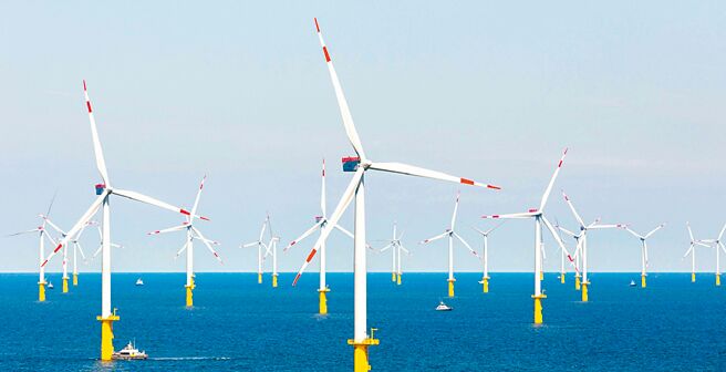 云林沿海设置离岸风机，爆出弊案。（达德能源提供）