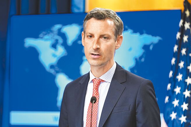 美国国务院发言人普莱斯。（美联社）