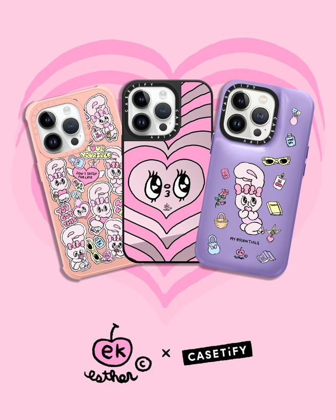 CASETiFY的Esther Bunny 艺术家系列。（CASETiFY提供）