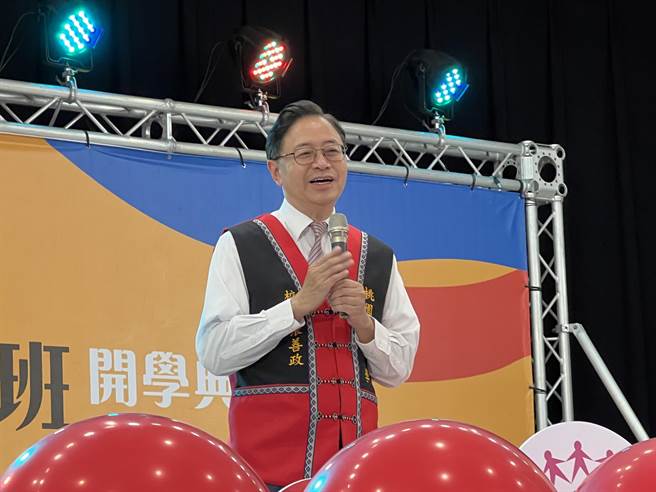 桃园市长张善政。(蔡依珍摄)