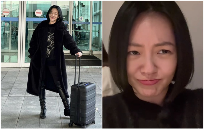 小S人在韓國旅遊。（圖／FB@小S）