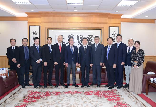 日本「一般社团法人网路内容海外流通促进机构」拜访刑事局，感谢台湾警方积极查缉侵权案件。（翻摄照片／林郁平台北传真）