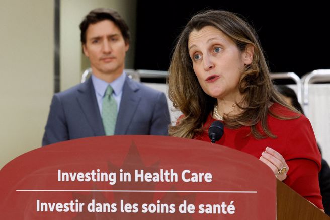 加拿大副总理兼财政部长方慧兰（Chrystia Freeland）。（图／路透社）