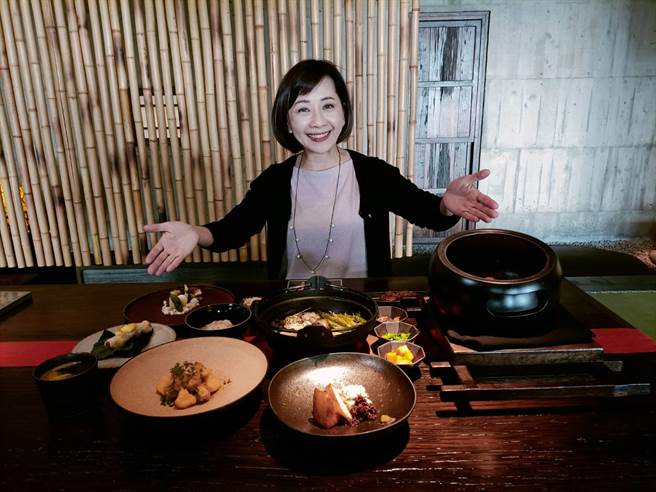 日式餐厅「飞花落院」将每月1日定为「蔬食日」，以「挺在地，食当令」诠释各类蔬食。（陈淑娥摄）