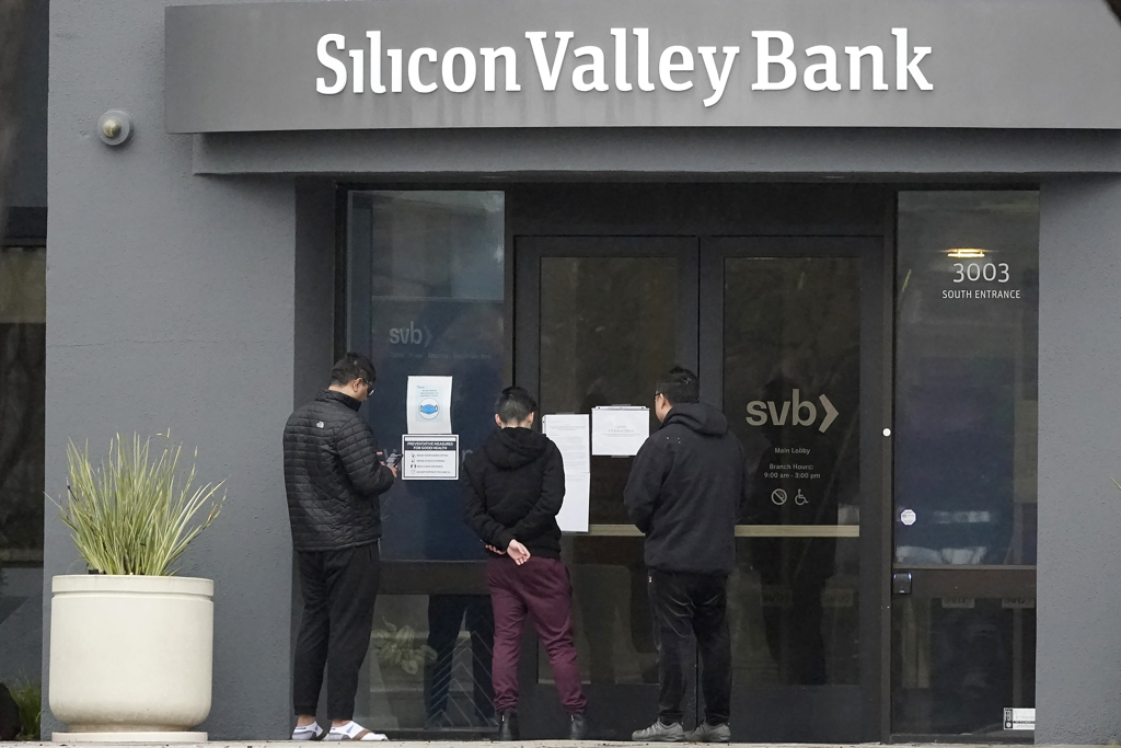美国联邦监管机构10日宣布硅谷银行（SVB）关闭。（图／美联社）(photo:ChinaTimes)