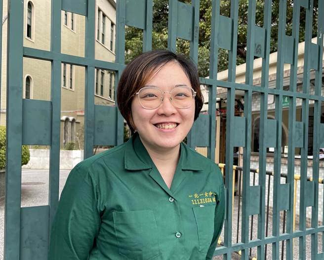 賴紀蒝23歲考上北一女。（蔡佩珈攝）