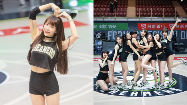 梓梓（左）为Formosa Sexy的队长，曾为干扰争议发声道歉。（图/IG@t40533、formosasexytw）