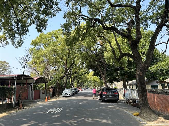 国有财产署计画将台中市雾峰区光復新村分街廓标租。（李天生提供／冯惠宜台中传真）