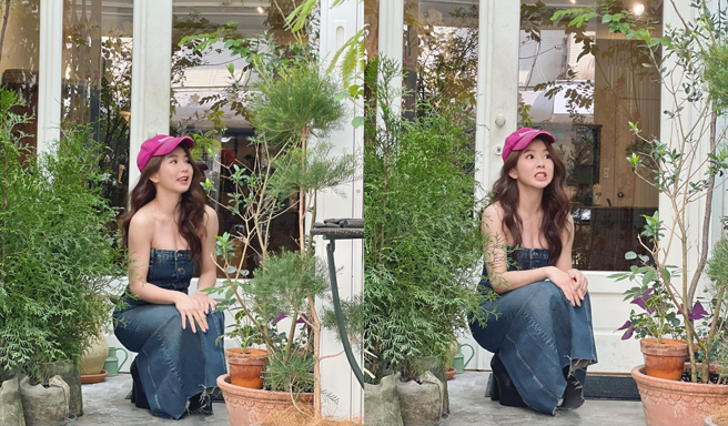 郭书瑶的搞怪表情被网友称讚。（图／yaokuo Instagram）