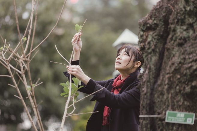 詹鳳春以專業角度審視樹木，理解樹木的需求，並透過演講、著作等方式，將護樹知識分享給相關單位與民眾。（攝影／林冠良）
