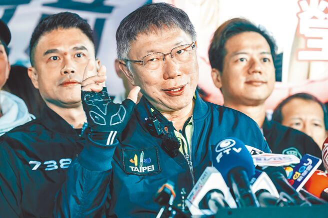 民眾党主席柯文哲。（中时资料照片）