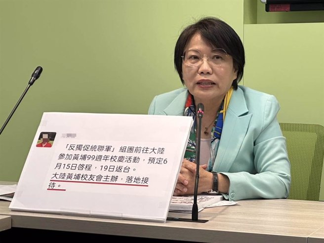 民进党立委刘世芳。（黄婉婷摄）