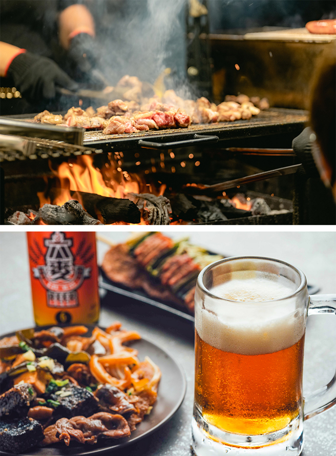 「夜驳二派对」严选酒肉餐饮品牌，欢迎演唱会后舍不得回家的歌迷们到驳二吃饱喝足后继续嗨整夜！ (图片提供/高雄市政府文化局)