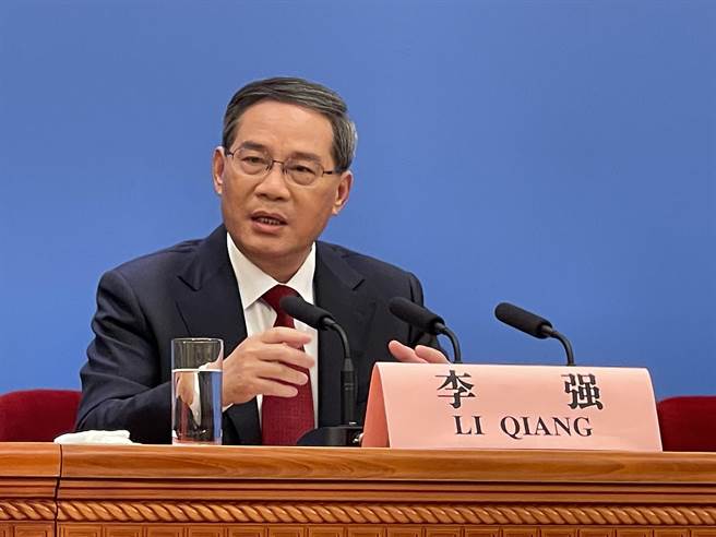 大陆国务院总理李强今天举行总理中外记者会。（蓝孝威摄）
