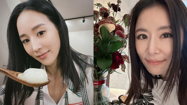 林心如(右)传出因分身乏术辞演《化外之医》，最后由张钧宁(左)接手演出。（图／微博@张钧宁、FB林心如）