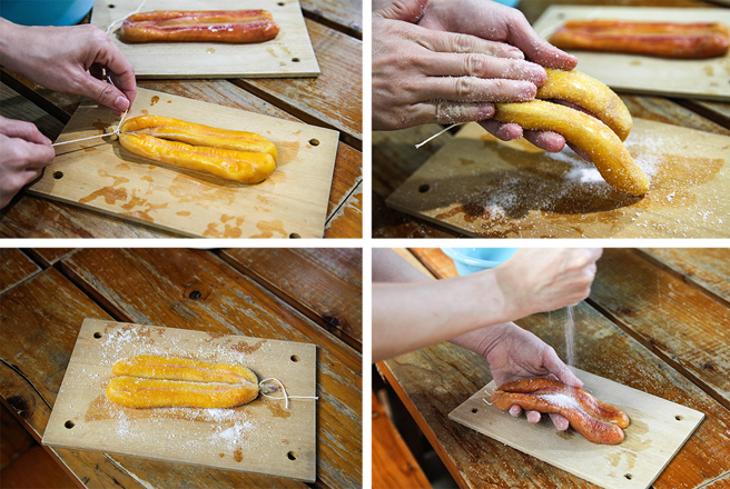 烏魚子製程繁複。(攝影/Naru)