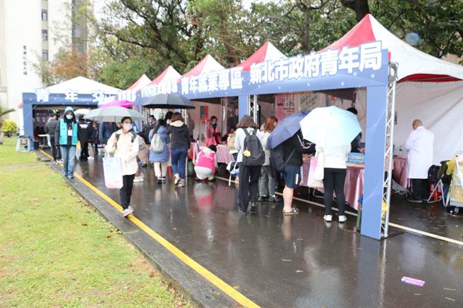 新北勞工局與轄內大專院校合作的校園就業博覽會，15日開始登場。（勞工局提供）