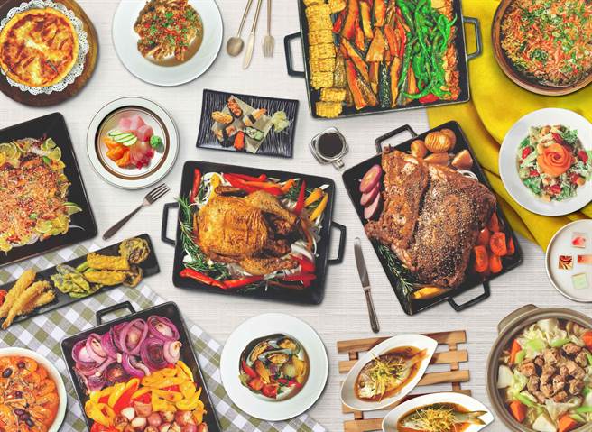 3月31日前，身份证上含有「520」三个数字，当晚可用520元加1成服务费用餐。（台北凯撒大饭店提供）