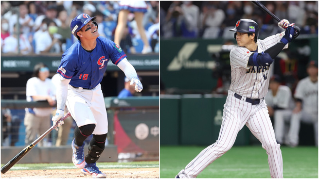 张育成与大谷翔平以8分打点暂列最多。(图／中时资料库、达志影像)