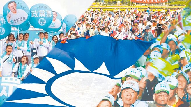 「非绿联盟」或「蓝白合」存在的意义与价值所在，应该要能感动人，而不只是打倒谁；要为国家更好，增加选民对换党执政的期待，而不只是为了让谁当总统。（图／资料照合成）