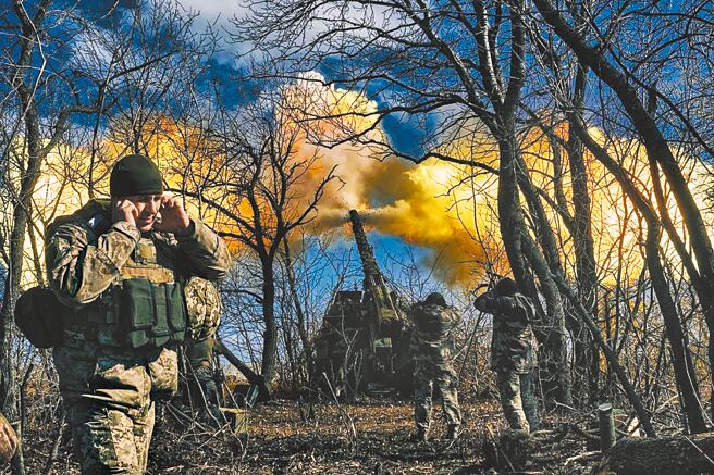 乌克兰93机械化旅正在巴赫姆特战斗。（乌克兰国防部推特）