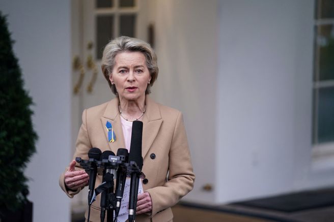 欧洲联盟执行委员会主席范德赖恩（Ursula von der Leyen）。(图/路透社)