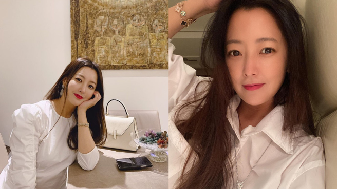 韓星金喜善罕見公開女兒的近況照。（圖／IG@lovely.katie.k）