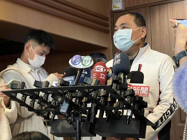 侯友宜表示讓國家進步是共同心願。（王揚傑攝）