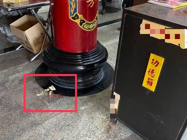 两人遗留下犯案工具。（民眾提供／李京升苗栗传真）