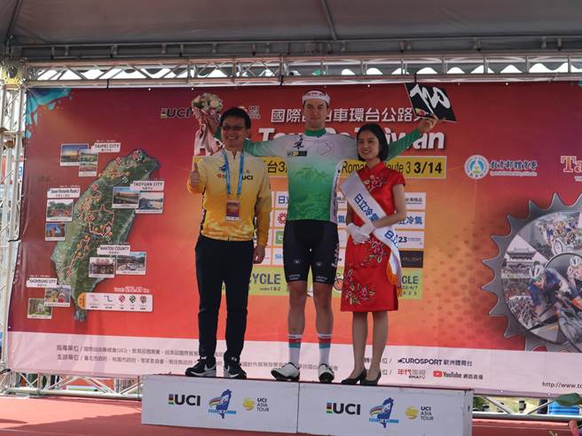 自由车环台赛14日进入第3站「浪漫台3线站」。（陈淑娥摄）