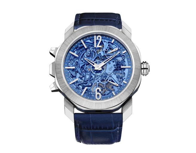 宝格丽Octo Roma Grande Sonnerie 大自鸣腕表，是奠定宝格丽在表坛地位的年度鉅作。（BVLGARI提供）