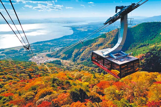 日本琵琶湖畔安土城，曾是日本战国史上霸主织田信长的居城。（图为琵琶湖美景／本报资料照片）