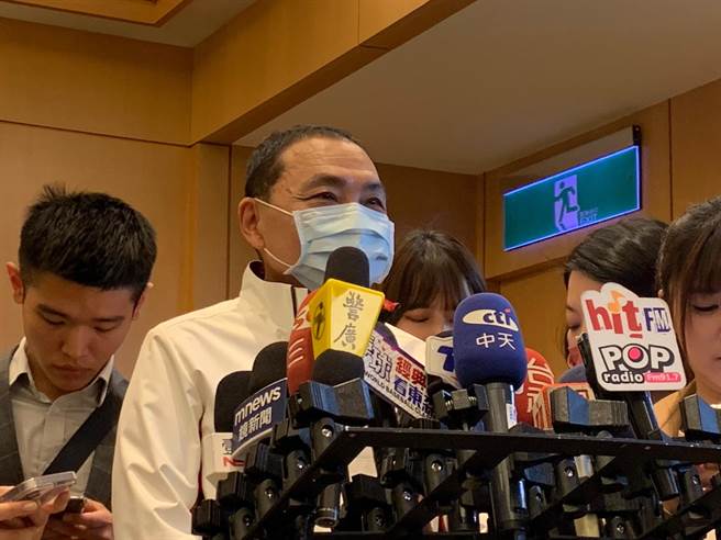 侯友宜今天表示，相信朱立伦主席有妥善方案会处理。（叶德正摄）