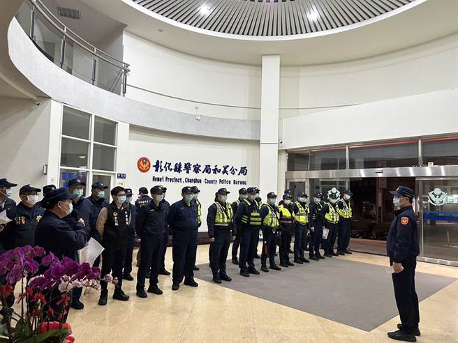 和美警分局长廖志明表示，警方对黑道帮派零容忍，只要查到任何暴力案件绝对会深入追查幕后不法帮派、组织。(和美警分局提供／吴建辉彰化传真)