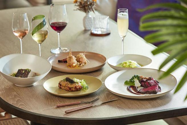 寒居酒店庆周年，于馆内BeGood餐厅推出餐酒宴。（图／寒居酒店提供）★《中时新闻网》关心您：饮酒过量，有碍健康。酒后不开车，安全有保障！