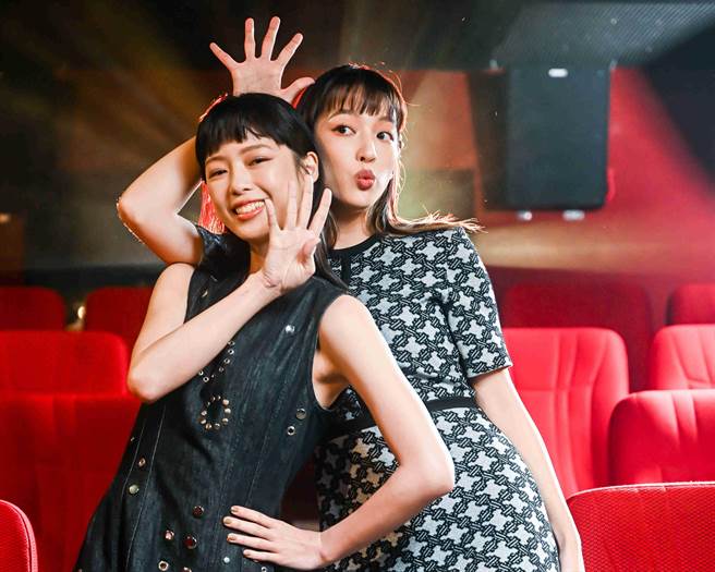 王渝屏（左）跟王渝萱两人将担任金穗颁奖典礼主持人。（金马提供）