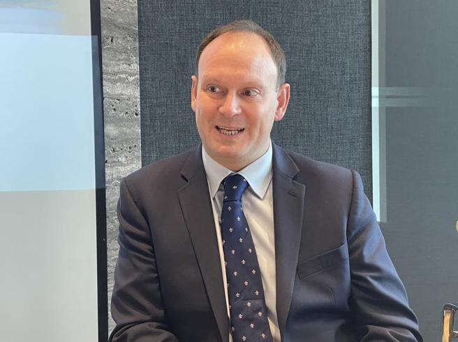 （法盛投资管理资产配置团队主管James Beaumont。图／魏乔怡）