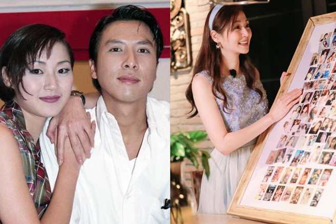 万绮雯昔日与甄子丹有过一段情，52岁的她近日上直播冻龄美貌引起讨论。（图／取自中时资料库、摘自万绮雯IG）