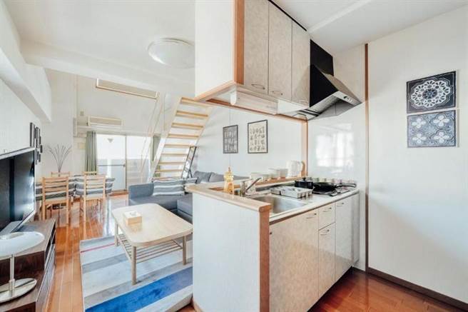 酒店式公寓格局不同于星级酒店的小空间，通常都是大坪数套房，亦有2房1厅、3房2厅甚至更多房间的选择，受到多人同行的旅客们青睐。（AsiaYo提供／陈佑诚传真）