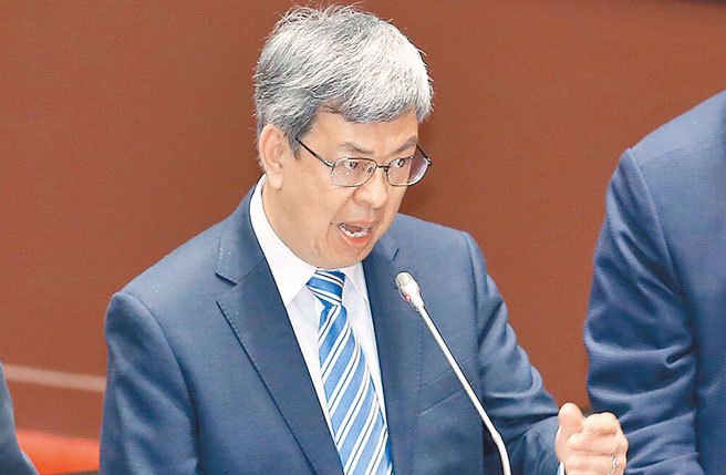 高金素梅质询，行政院长陈建仁（见图）罕见动怒。（本报资料照／姚志平摄）