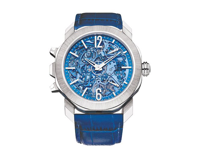 宝格丽Octo Roma Grande Sonnerie大自鸣腕表，是奠定宝格丽在表坛地位的年度鉅作。（BVLGARI提供）