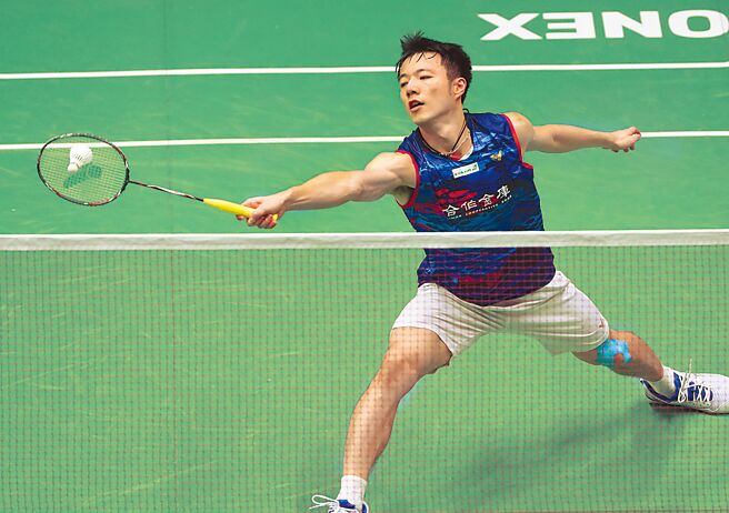 王子维在全英羽球赛出师不利，激战49分钟落败。（本报资料照片）