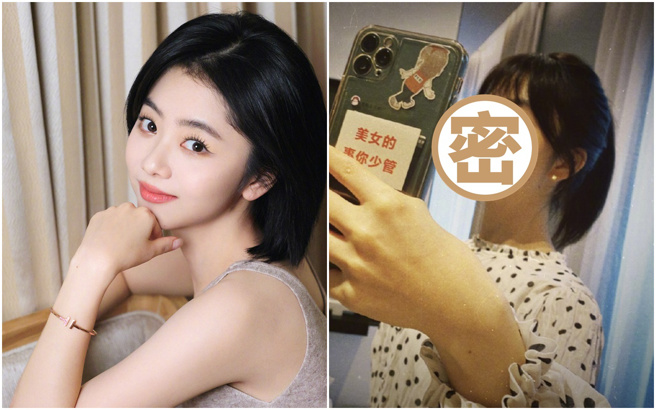 谭松韵晒出自拍照，美翻一堆网友。(图/谭松韵 微博)