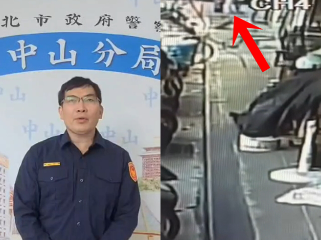 该父亲解释是妻子忘记到学校接孩子，导致孩子由导护志工送到家，夫妻起争执后，他要求母子俩跪街头10分钟。（警方提供）