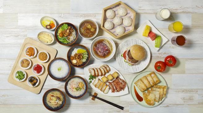 桃园高尔夫俱乐部悦华大酒自助式早餐内容丰盛。（图／业者提供）