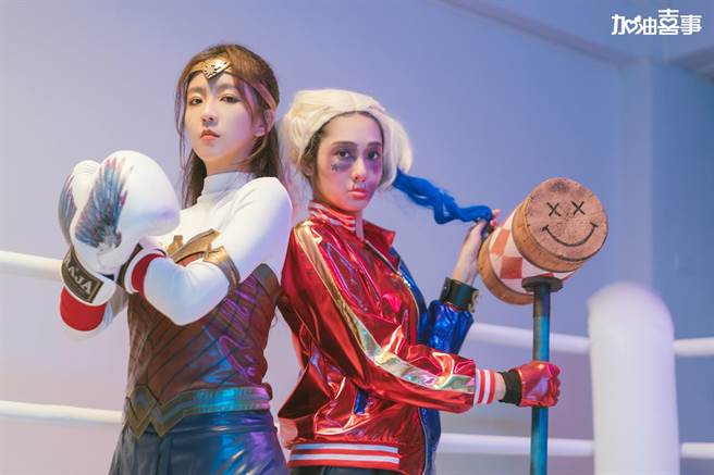 周曉涵與邱子芯上演擂台對決。（TVBS提供）