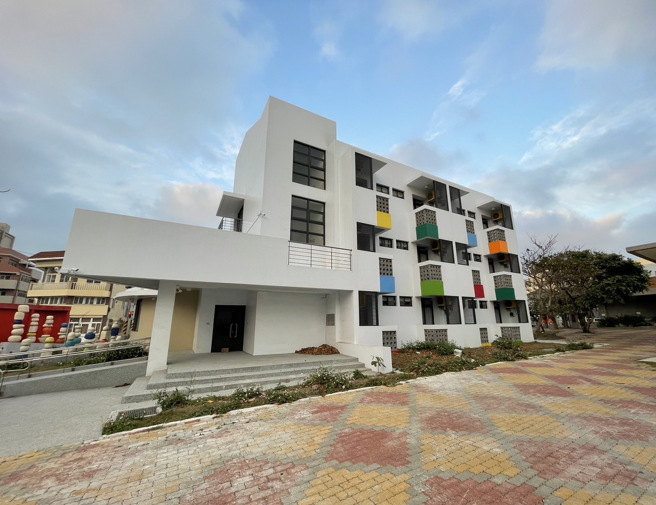 澎湖海事新建教职员宿舍。(照片/国教署提供)